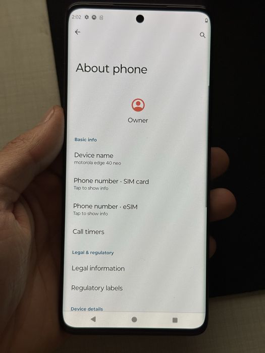 Motorola moto edge 40 Neo 12/256gb