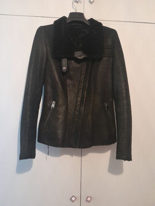 Зимно яке агнешка кожа,Burberry