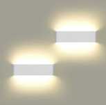Set 2 aplice de perete, Led, Lumina caldă,12W