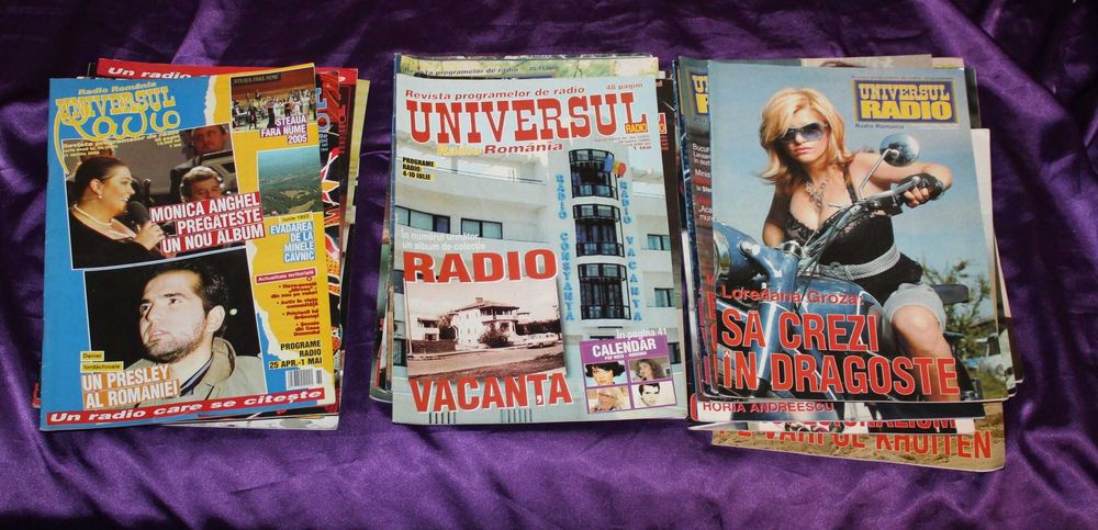 revista reviste Universul Radio program raritate diverse numere