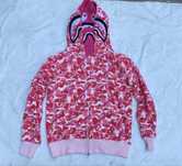 Hanorac Bape Roz Cu 2 Masti ORIGINAL cu factura