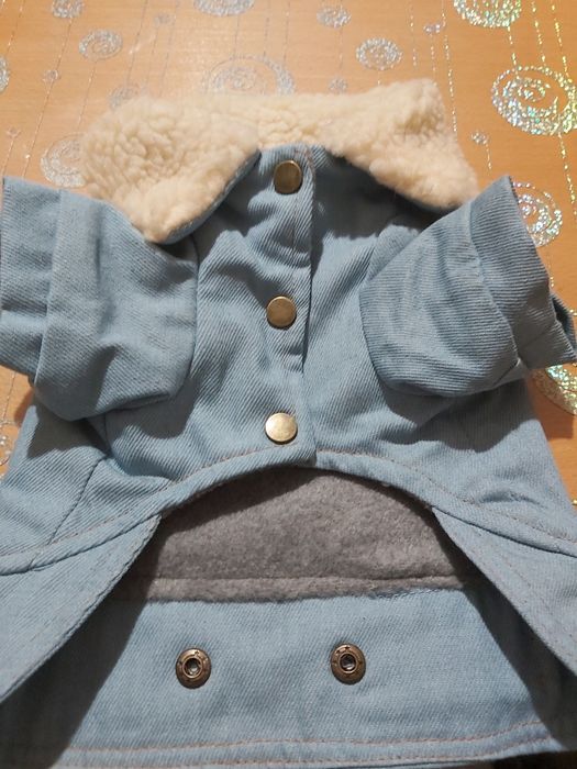 Дънкова дрешка за кученце