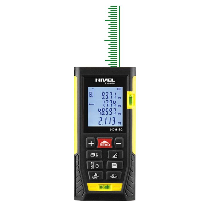 Telemetru laser Nivel System HDM-5G cu fascicul laser verde