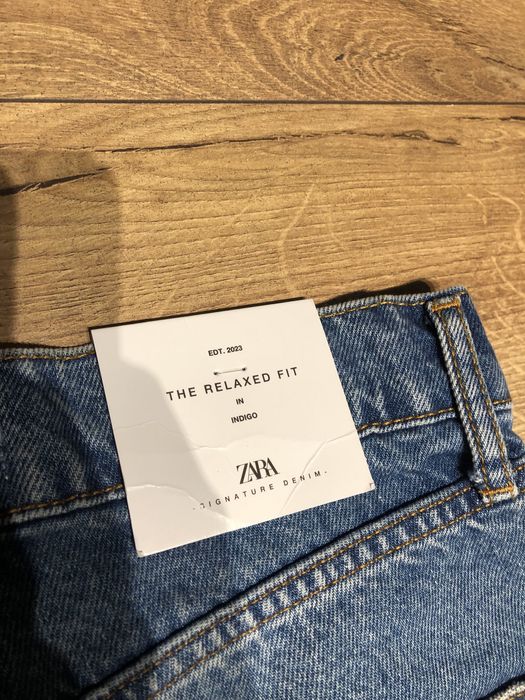 Zara дънки с етикет