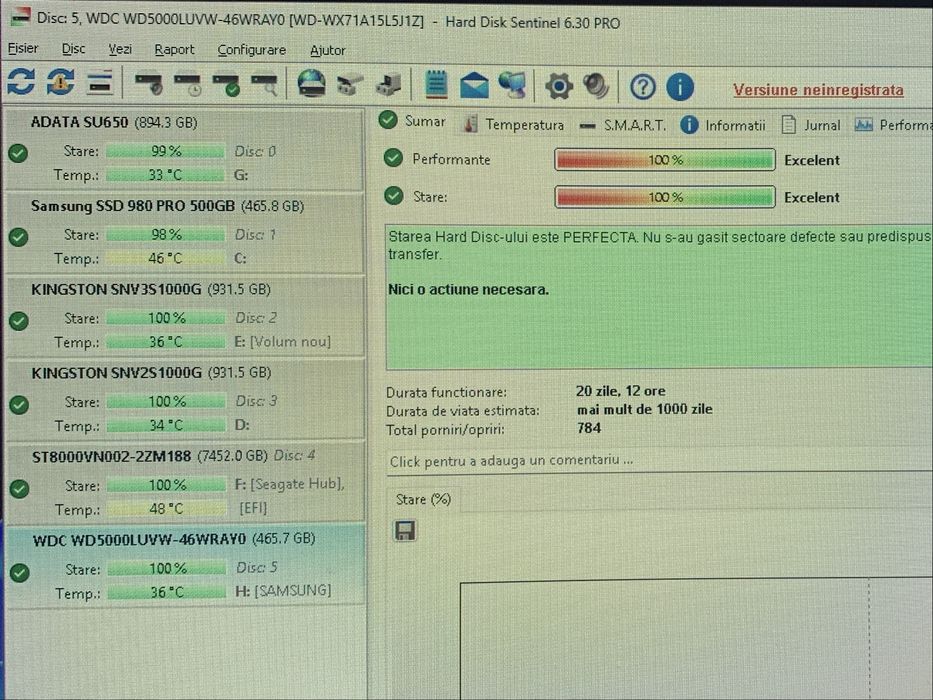 Hard disk extern Samsung usb 3 , 500 Gb