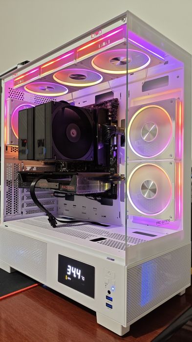 PC Gaming Ryzen 5 7600X/RX9060XT 16GB/32GB RAM/1TB SSD/650W PSU/RGB