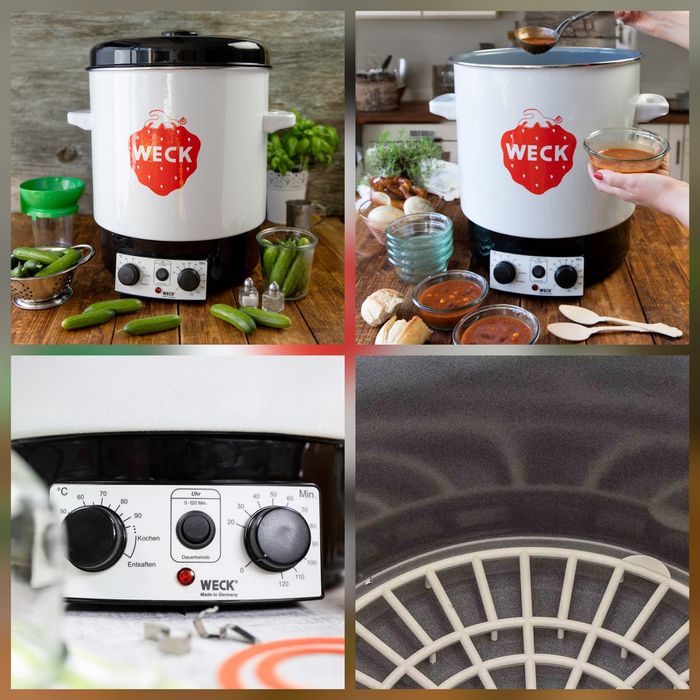 Уред за консервиране и стерилизиране Weck WAT15, 29л 2000W,термостат