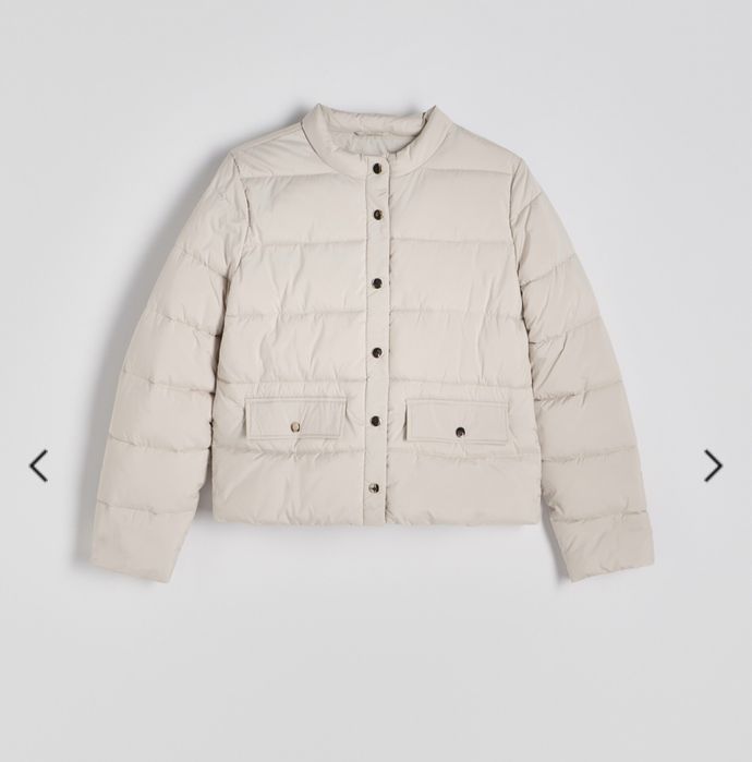 Бежаво пухено яке Reserved