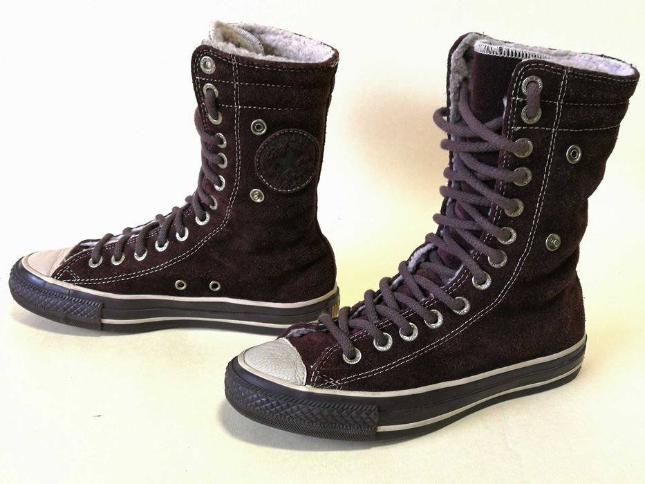 Ghete PIELE Tenisi inalti imblaniti 38 39 CONVERSE -Vietnam Ca NOI