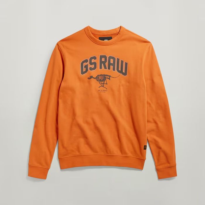 Оригинална блуза G-Star Raw Skeleton S нова мъжка суичър фланела