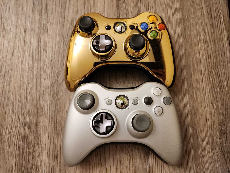 Controllere (manete) Gold si Silver pentru Xbox 360