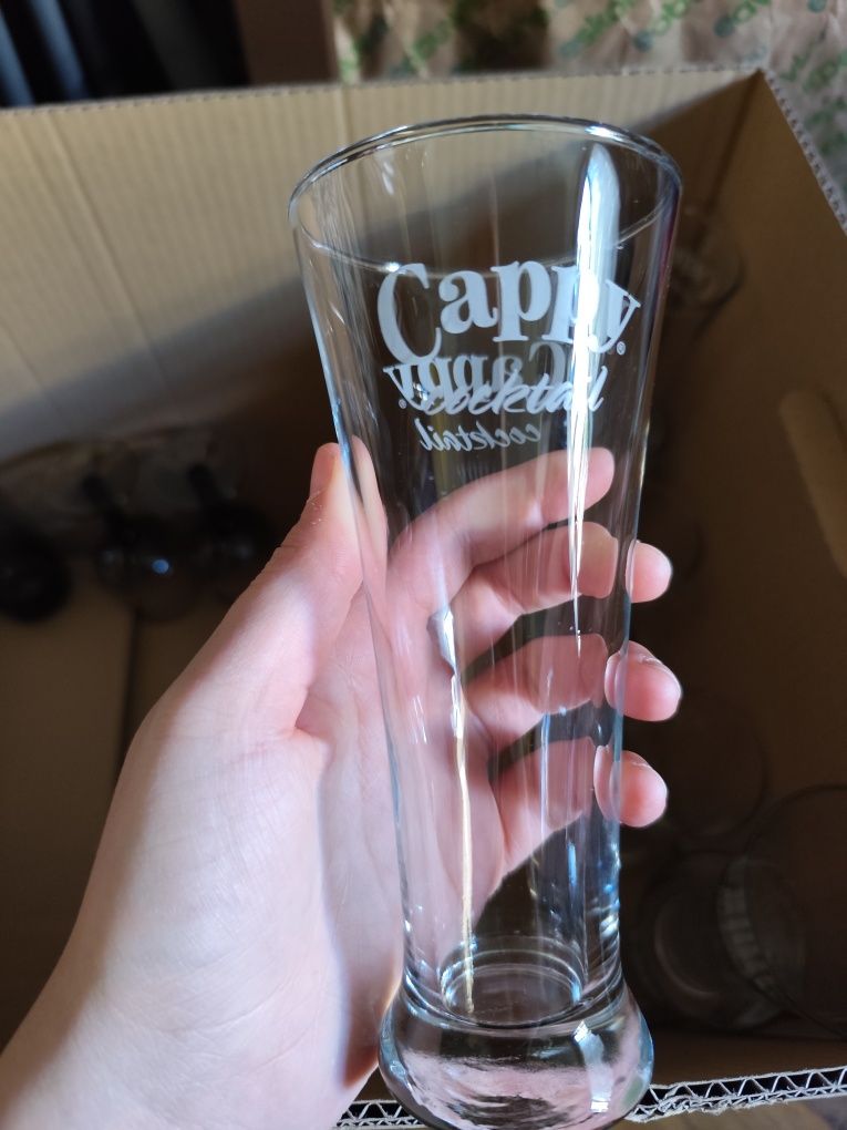 Стъклени чаши за уиски , безалкохолно , ракия и коктейли Cappy