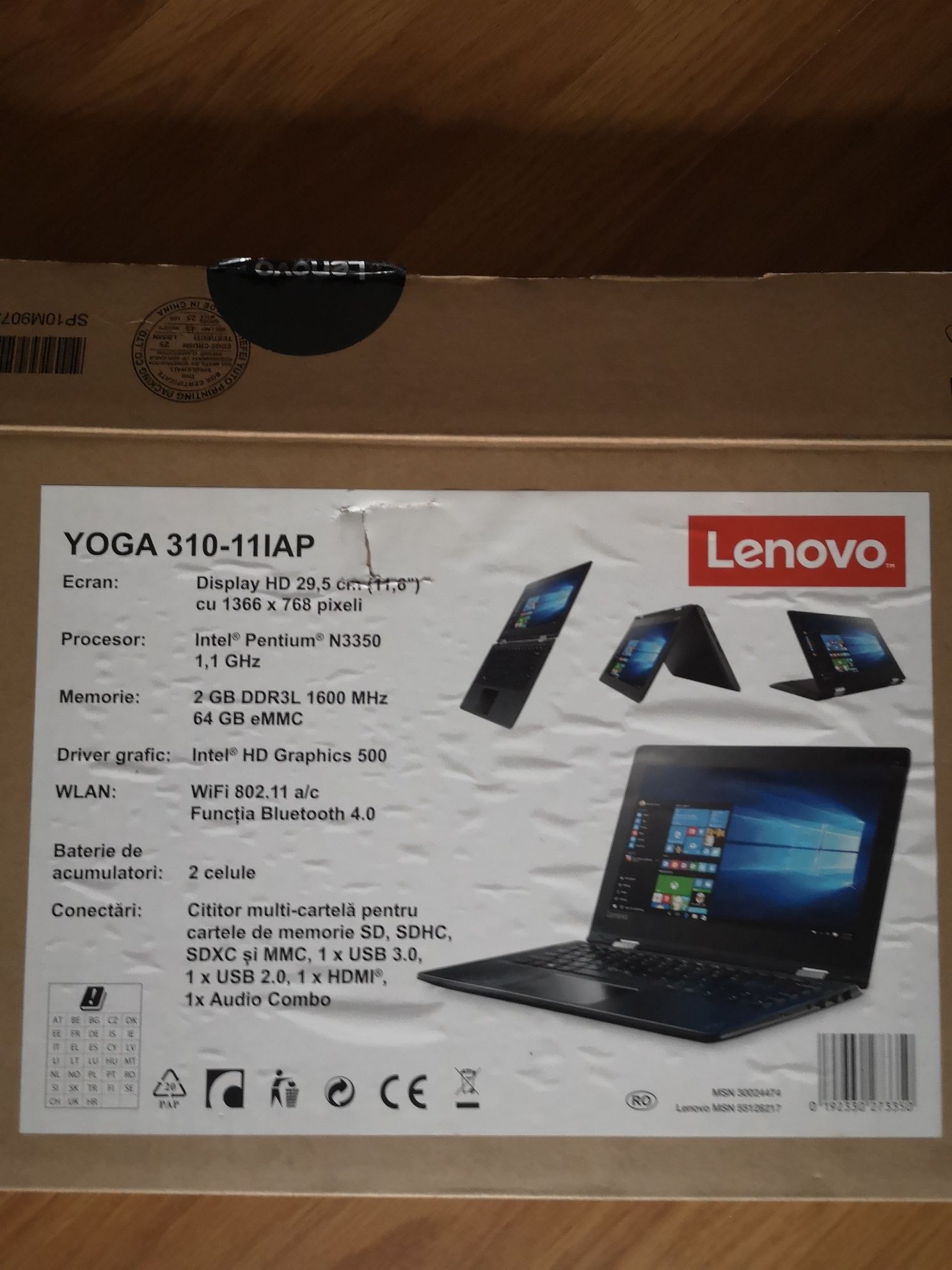 Vând laptop yoga 310-11 IAP 2 în 1
