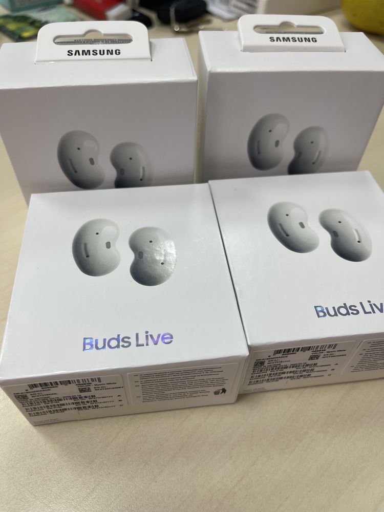 Casti bluetooth Samsung Galaxy Buds Live, Mystic   White -SIGILATE