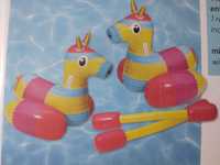 Set de joaca in apa cu 2 animale gonflabile URIASE Pinata, 100kg, nou