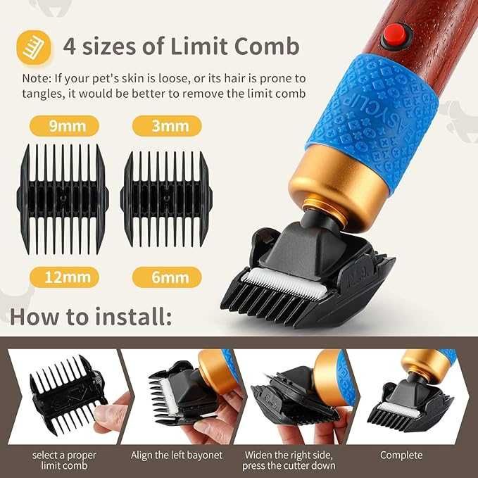 Професионална машинка за подстригване на кучета Cgoldenwall  200W