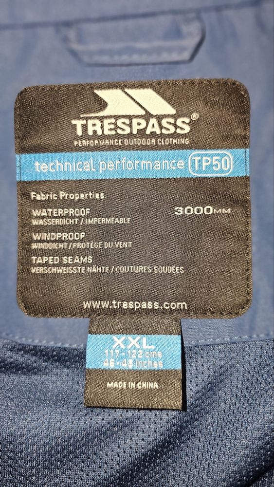 Яке непромукаемо TRESPASS