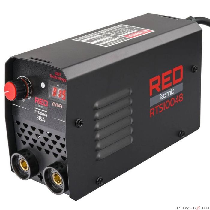 Aparat pentru sudura tip invertor, MMA IGBT, 315 Amperi, Red Technic