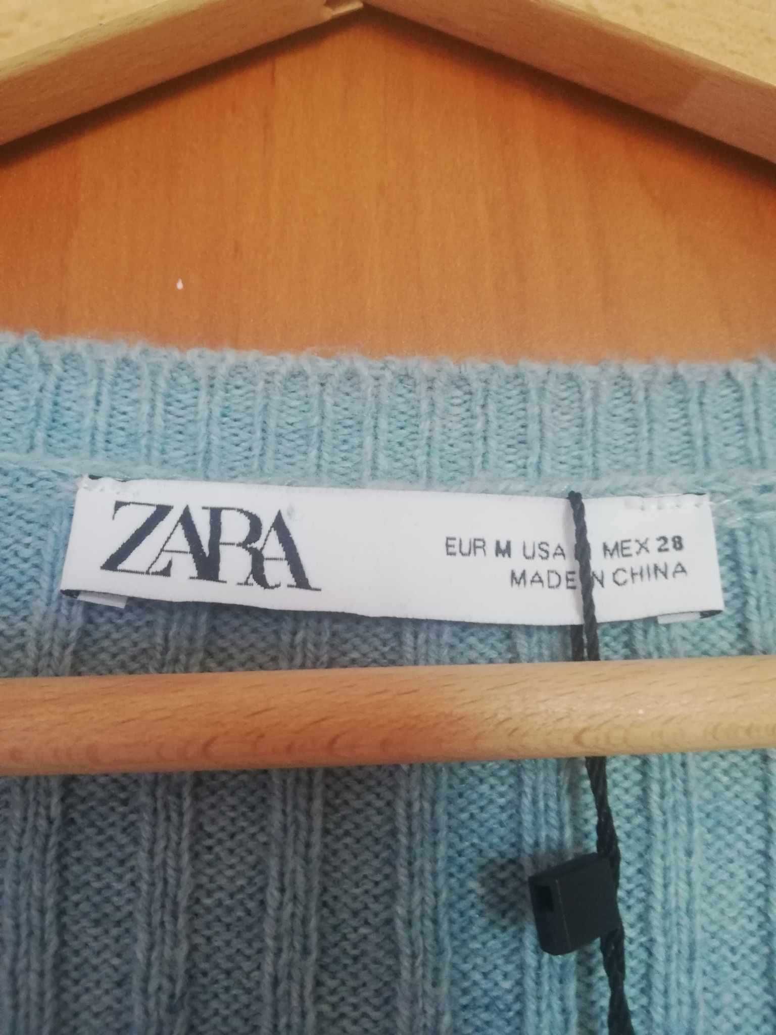 Нова жилетка Zara в светлосиньо