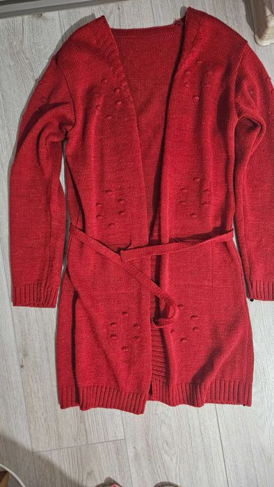 Cardigan caramiziu