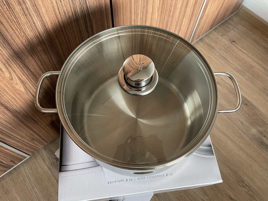 WMF Diadem Plus Тенджера  24см 6.5 литра с капак + 16см 1.5 литра