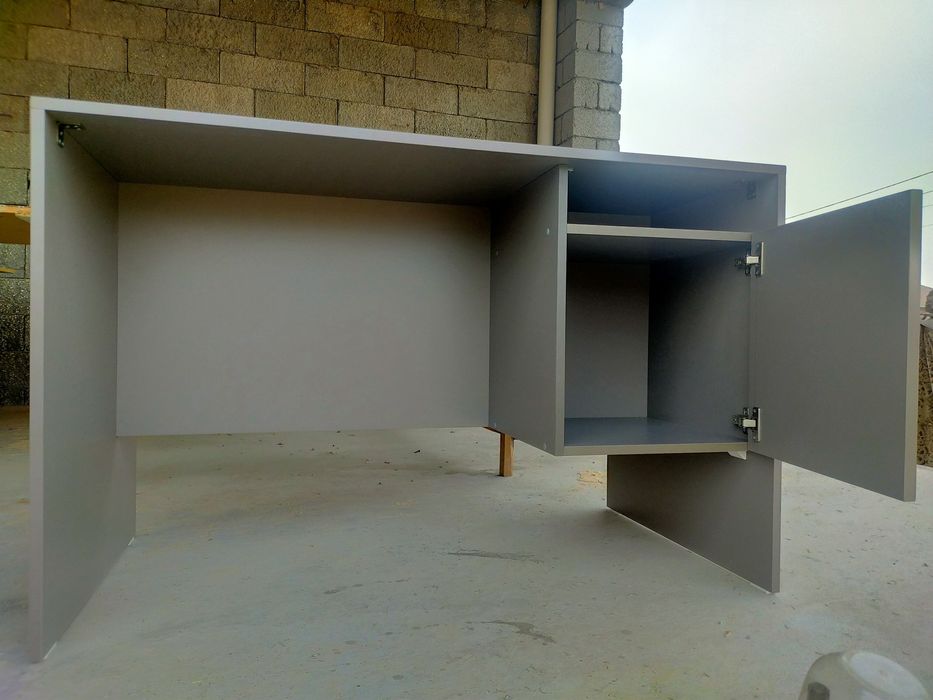 Жаңа Жазу столы түсі сұр