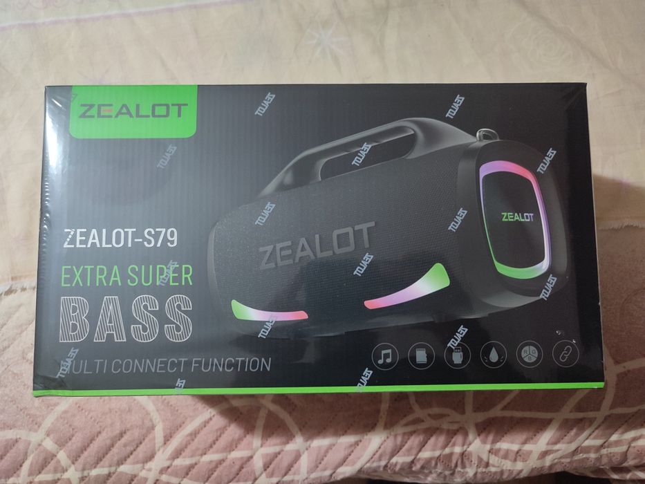 Безжична Bluetooth колона Zealot 100W!