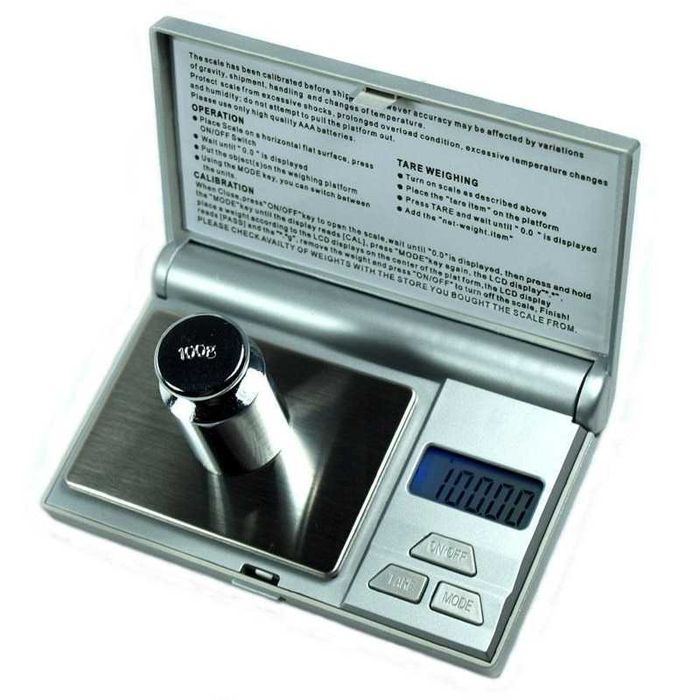 Cantar bijuterii Digi Pro negru 0.1g - 500g afisaj LCD iluminat Auto