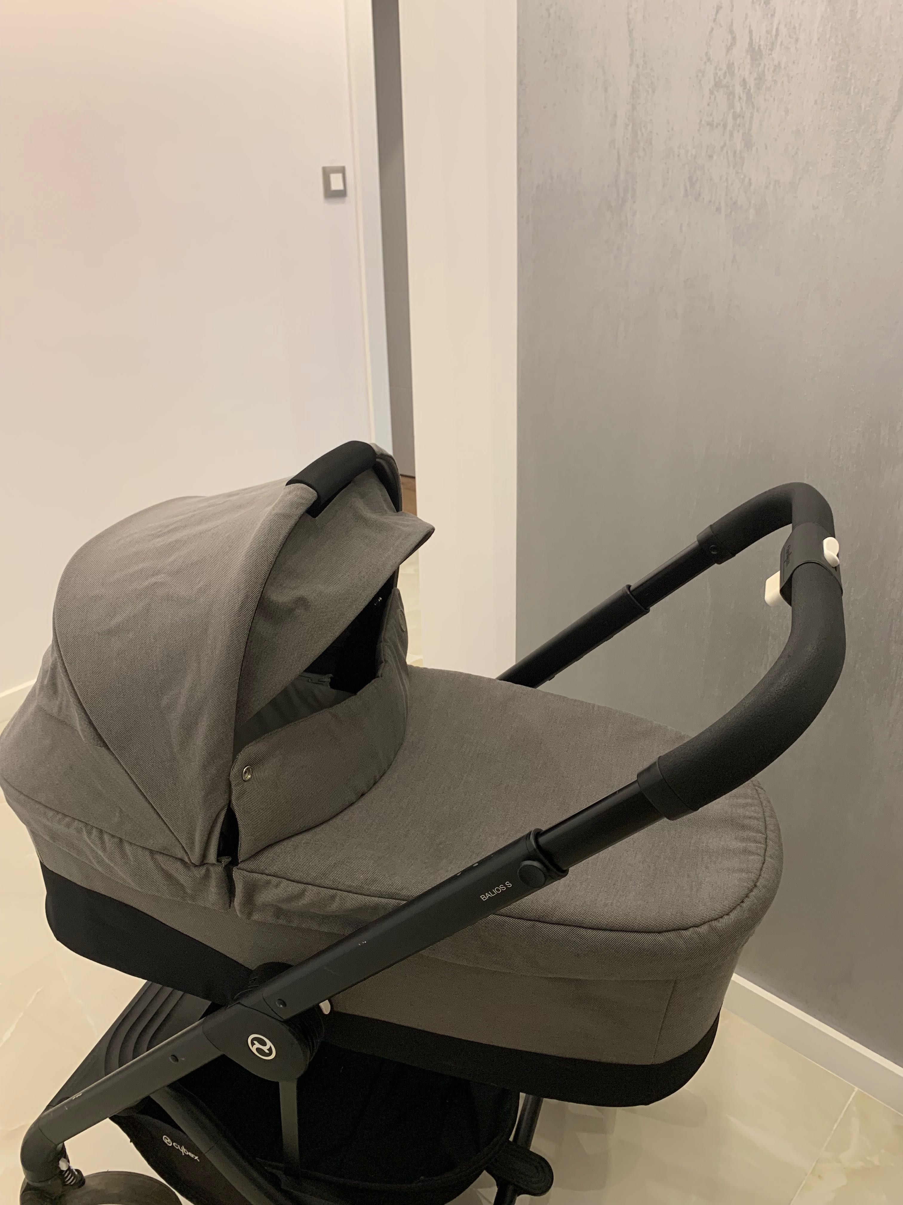 Cybex кош за новородено Soho grey