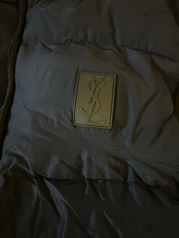 Saint laurent пухен елек