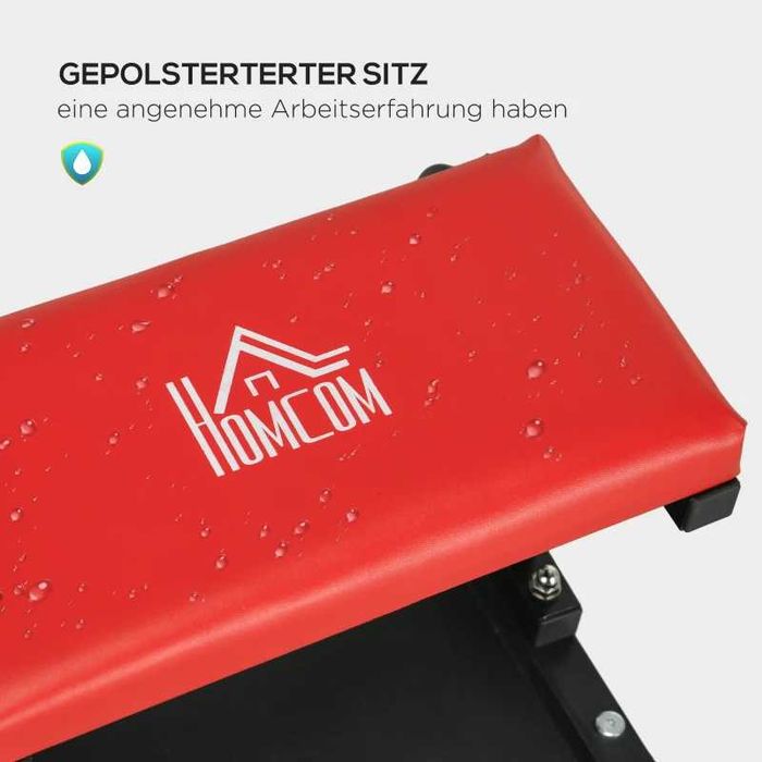 Гаражен стол за механици HOMCOM