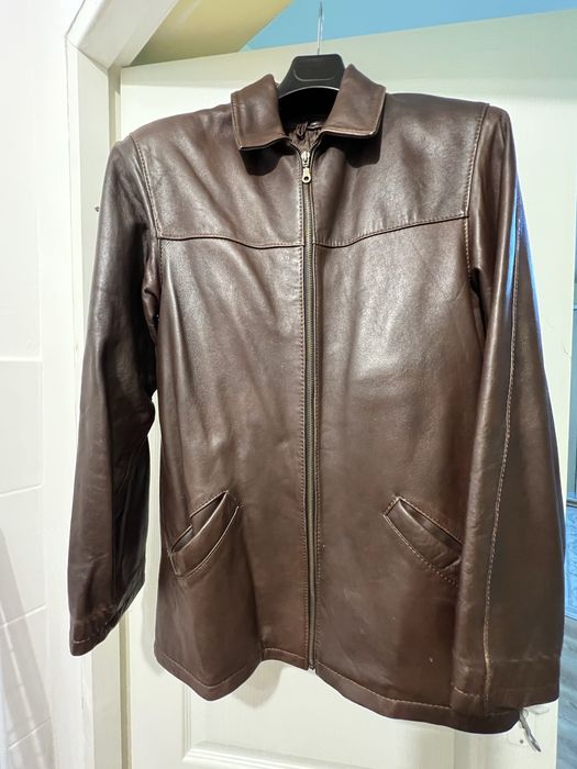 Geaca de piele naturala barbati PelStyle 50