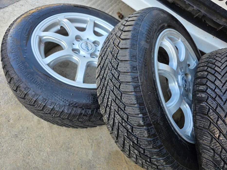 Джанти 14 цола с зимни гуми за vw up