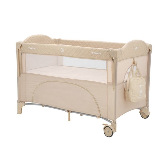 Patut pliabil pentru copii KikkaBoo Milky Way