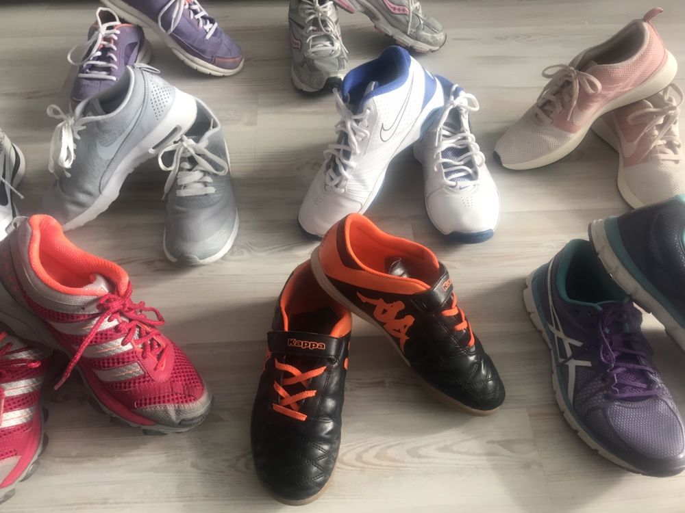 14 чифта маркови маратонки Puma Nike Asics Adidas Kappa