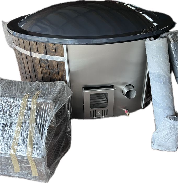 Ciubar cu soba integrata/incorporata din fibra de sticla!225cm hot tub