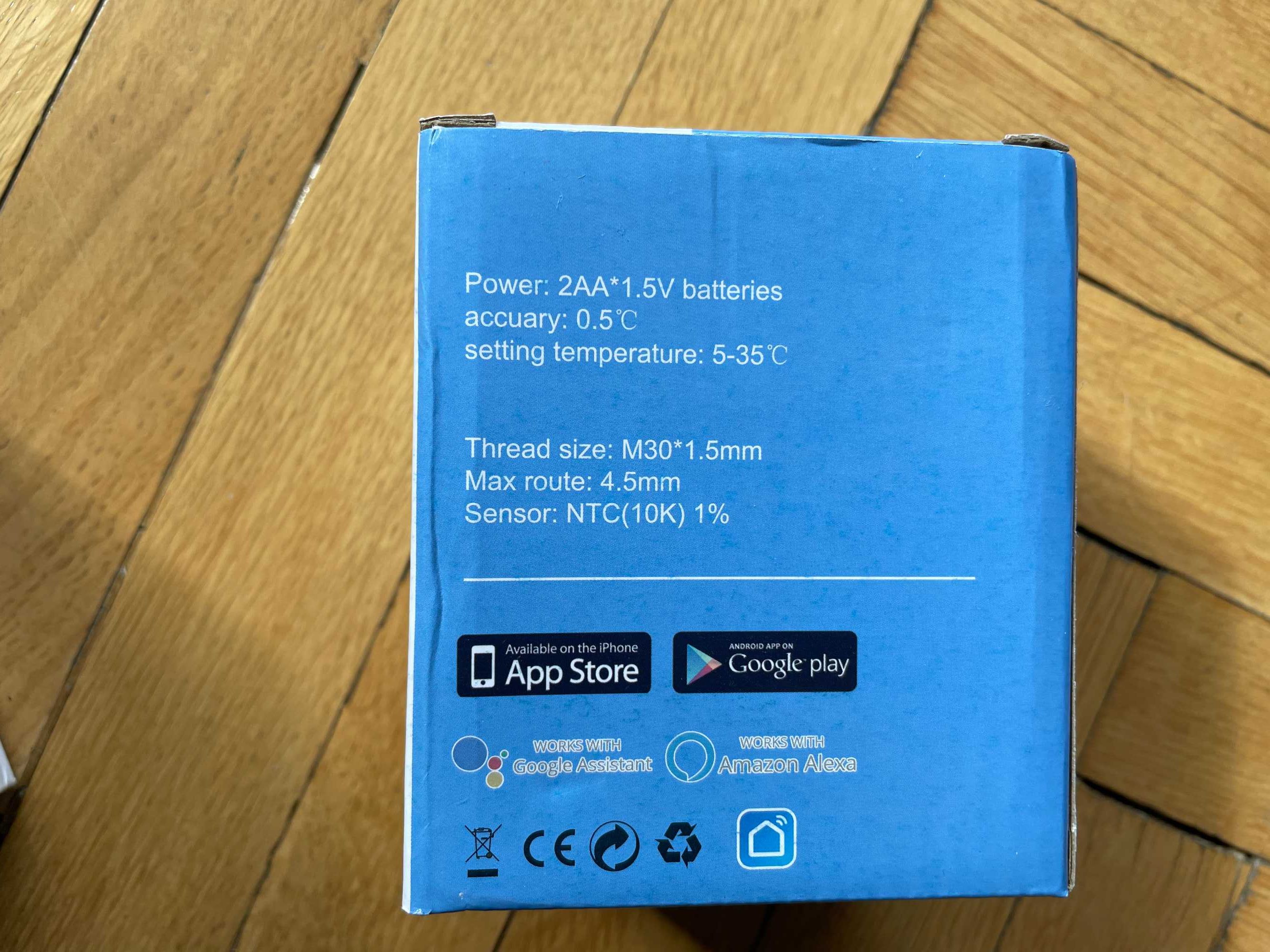 Moes Zigbee Smart Valve TS0601 / Умна термо глава за радиатор - 4бр.