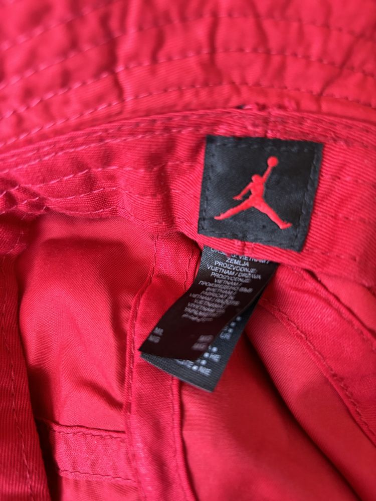 Jordan red Bucket hat