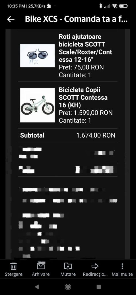 Bicicleta Scott Contessa 16"