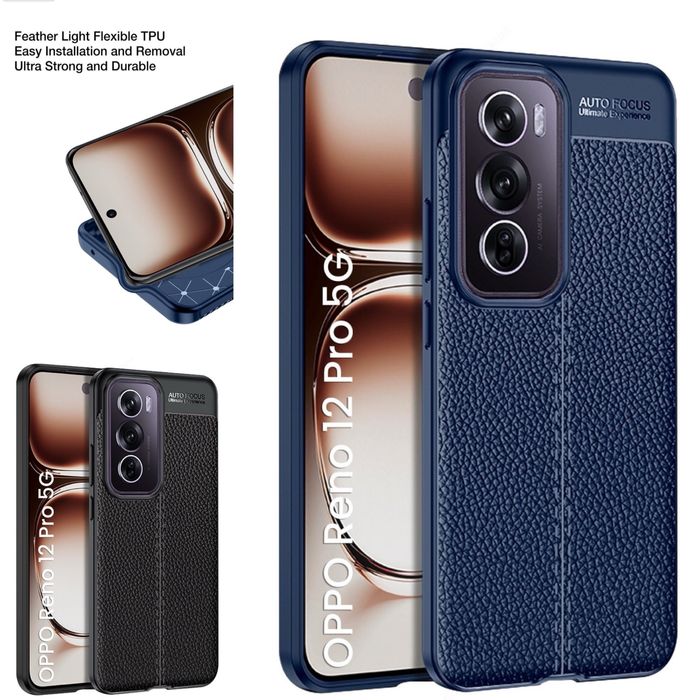 Husa Premium Antisoc model tip Piele pt. Oppo Reno12 / Reno 12 Pro 5G