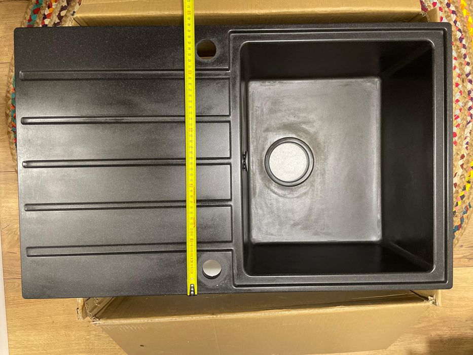 Chiuveta bucatarie neagra compozit