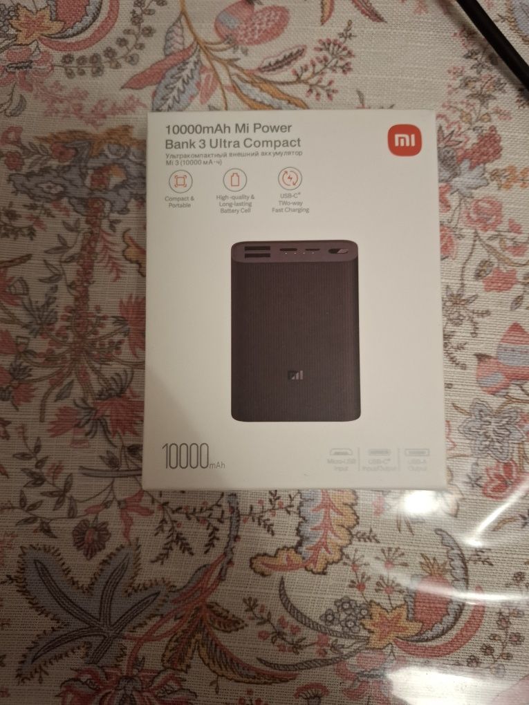 Xiaomi Mi Power Bank 3 Ultra Compact 10000mAh — НОВЫЙ, ЗАПЕЧАТАННЫЙ