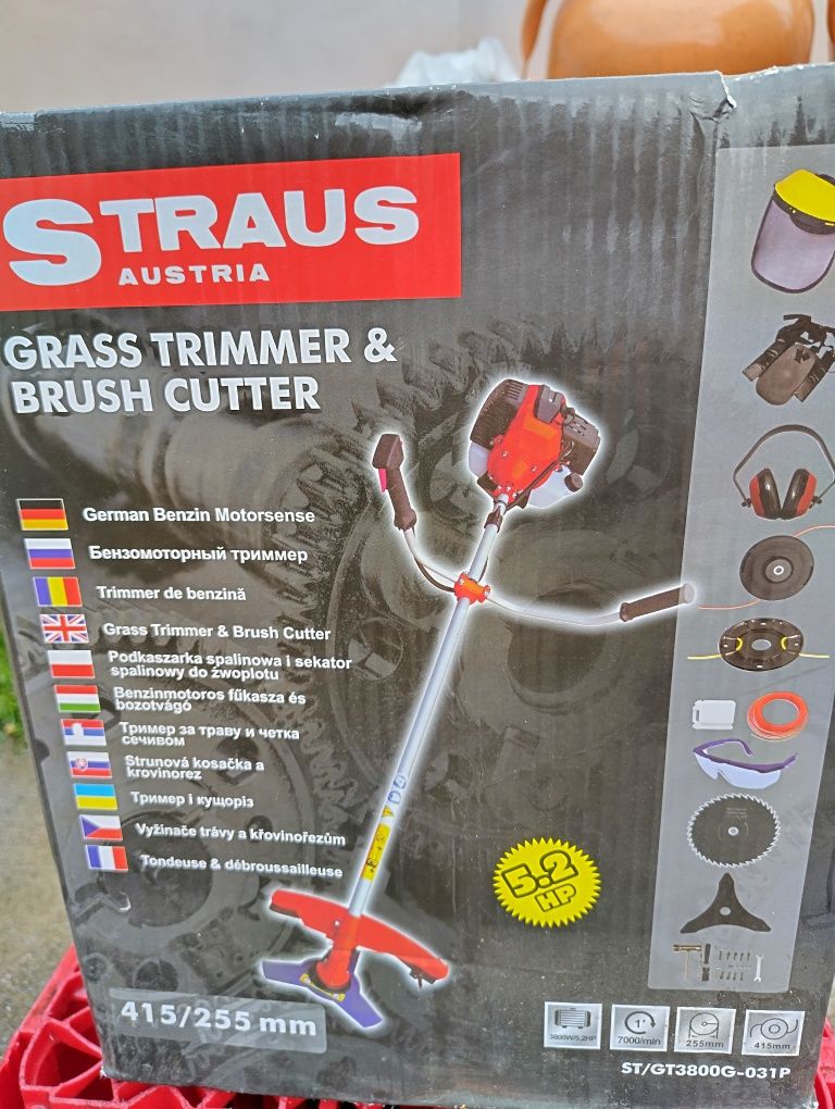 Motocoasa Straus și Demon 5,2 cp NOUA.!