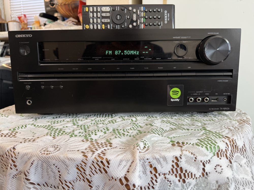 Onkyo TX-NR626 Bluetooth Wi-Fi 7.2