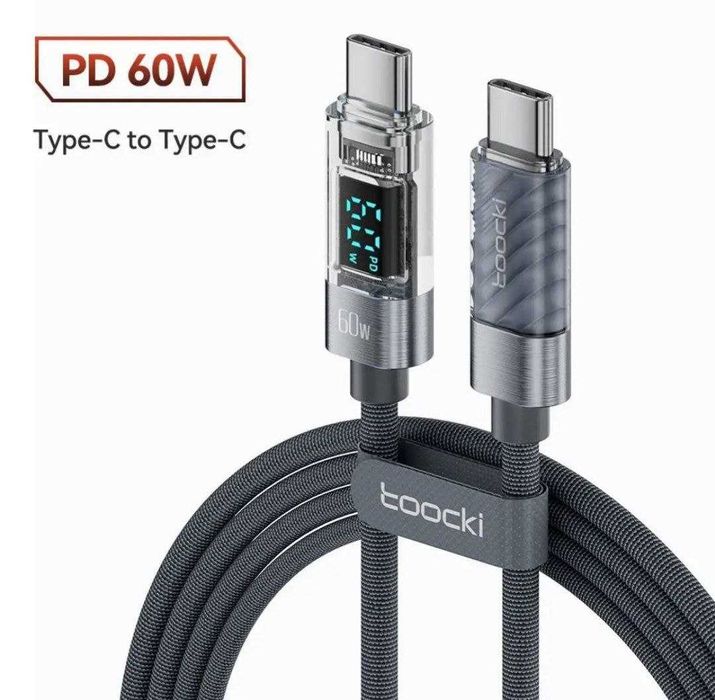 Кабель Toocki Usb type-c - type-c