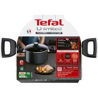 Cratita cu capac TEFAL Unlimited G2554672 5.2l 24cm Noua Sigilata