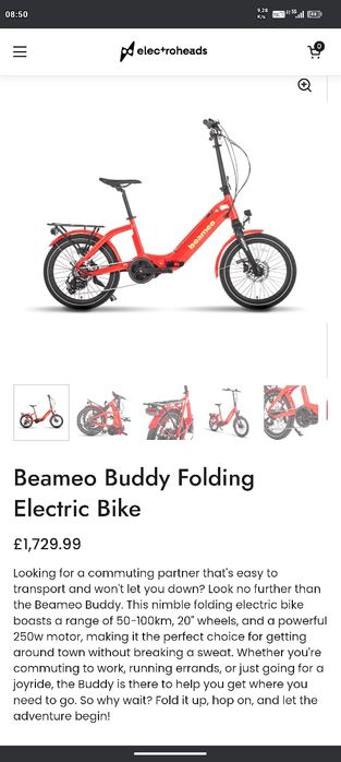 Bicicleta beameo pliabilă - ca nouă! Se vinde sau la schimb