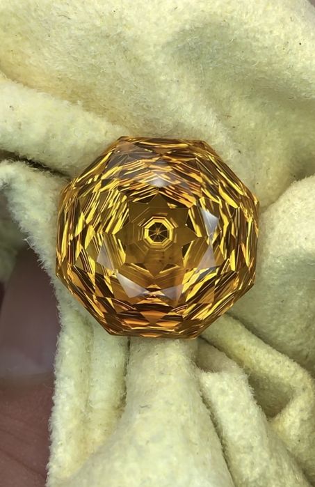 Цитрин ТОП concave cut