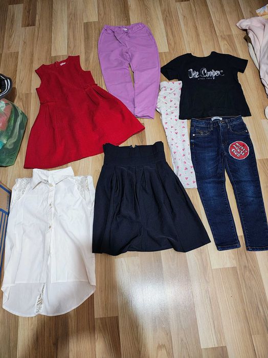 Lot 116 122 cm rochita rochie rosie Craciun serbare