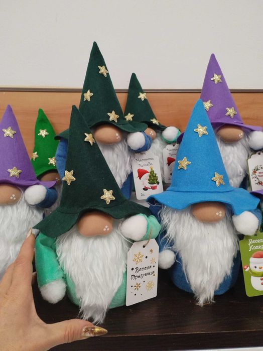 Коледно джудже гном ръчно изработено